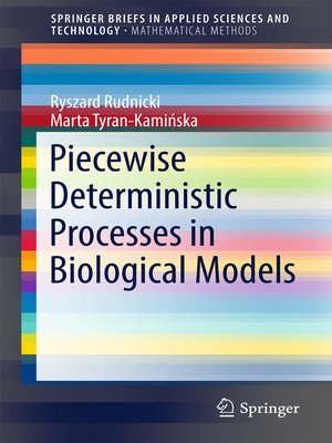 cover image of Piecewise Deterministic Processes in Biological Models
